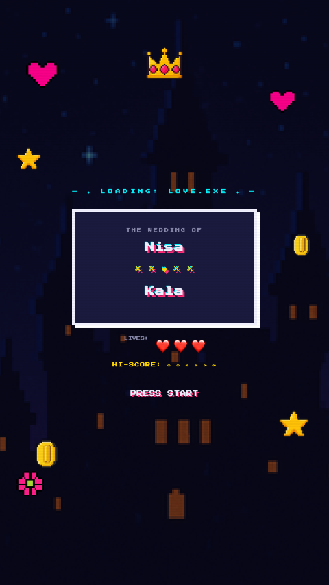 Pixel Quest Wedding