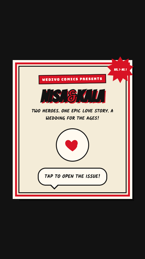 The Wedding Issue — Comic Book Invitation