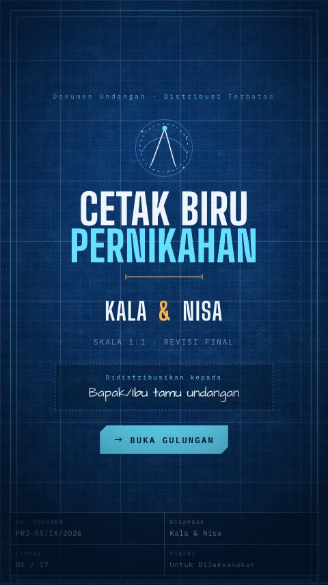 Cetak Biru Pernikahan