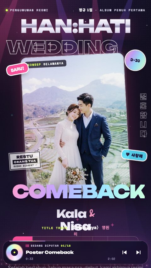Wedding Comeback — Duo Idola K-Pop di Panggung Pernikahan