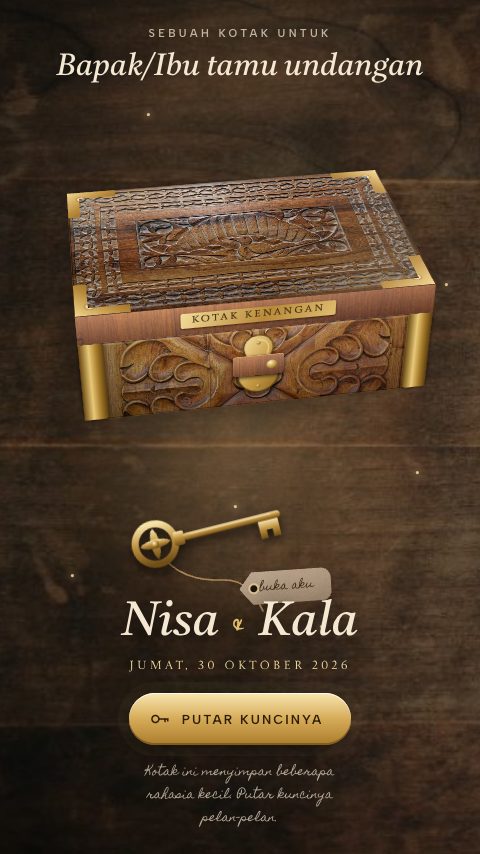 Kotak Kenangan — Rahasia Kecil yang Kami Simpan