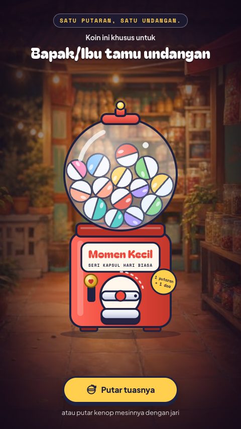 Momen Kecil Kita — Seri Kapsul Hari Biasa