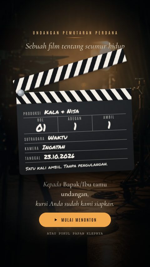 Seumur Hidup dalam Beberapa Adegan