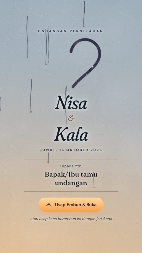 Rinai di Balik Jendela — Romansa Hujan Interaktif