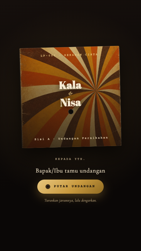 Piringan Hitam — Sisi A & Sisi B
